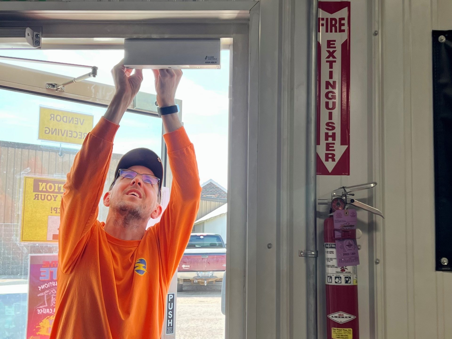 Access Control Door Sensor Install