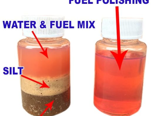 Generator Fuel Polishing Before and After