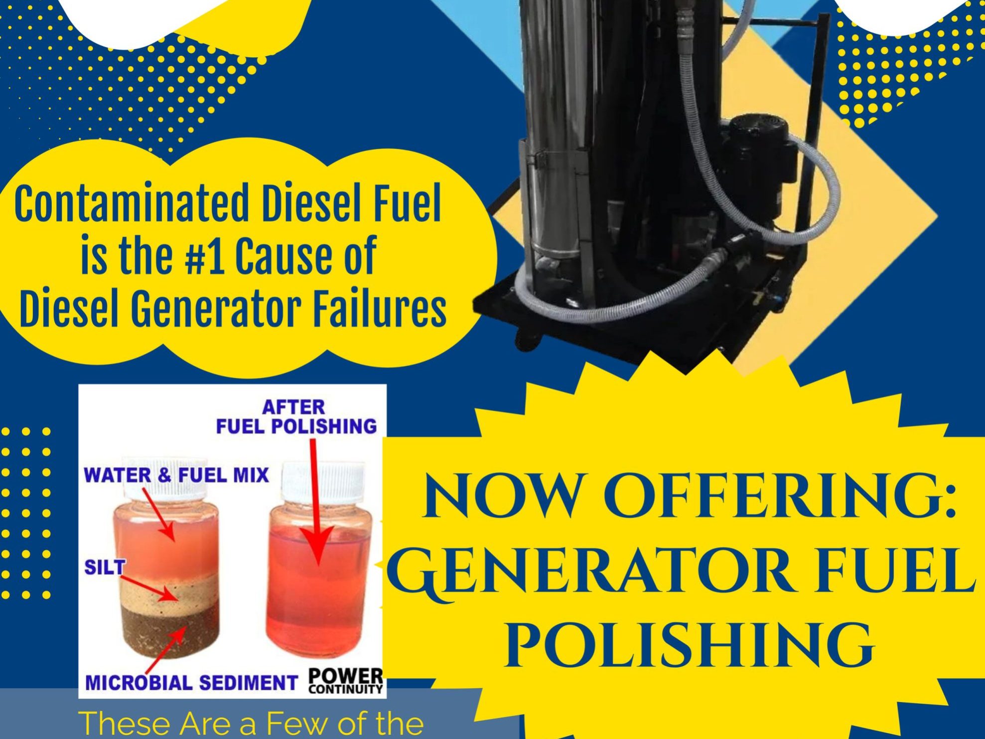 Generator Fuel Polishing Flyer